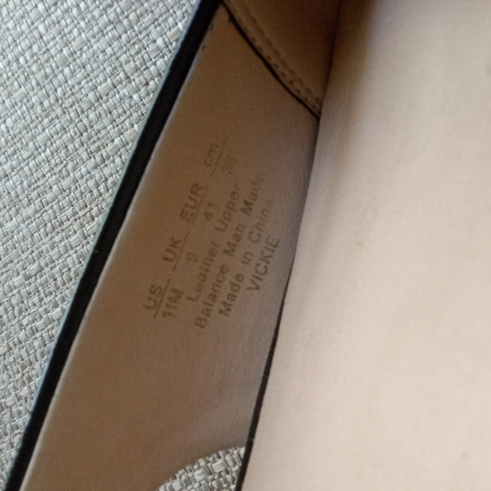 Franco Sarto Black Croc Slingback Block Heels – Women’s Size 11 - Picture 3 of 4